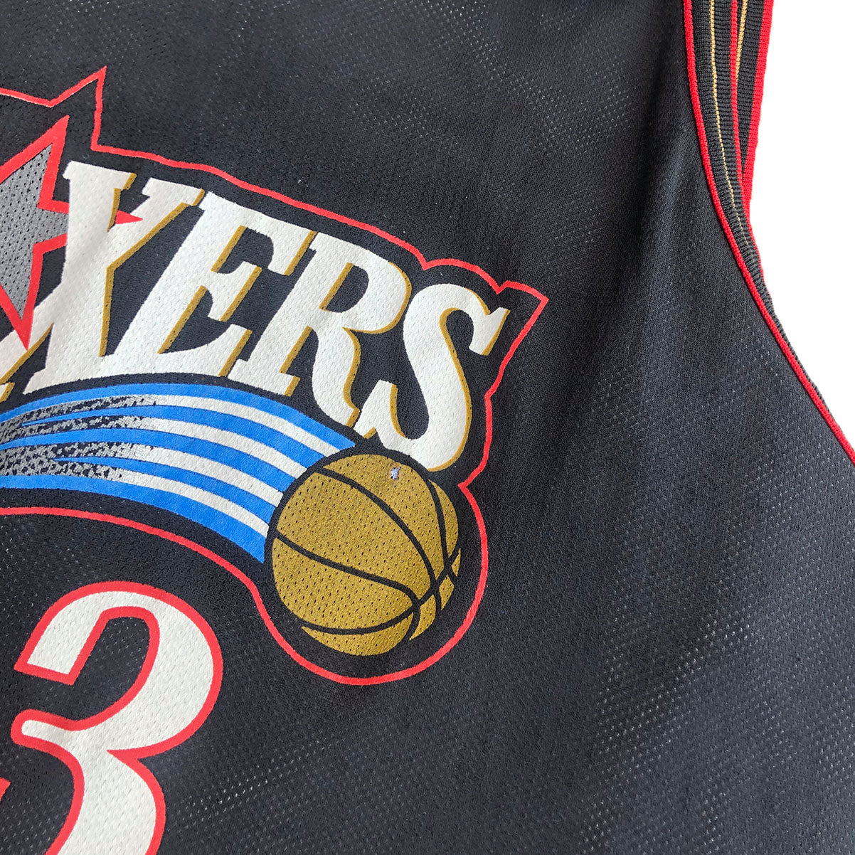 IVERSON 76ers Champion バスケットボールシャツ XL Vintage Philadelphia 76ers Allen Iverson Champion Basketball