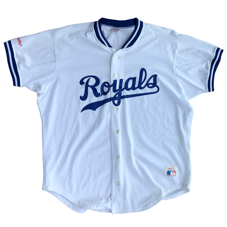 Vintage 80s Rawlings KC Royals Jersey XL