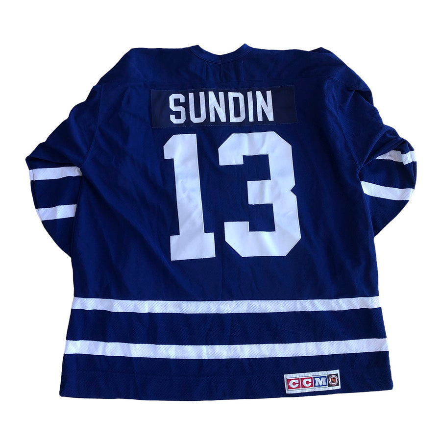 Vintage CCM Mats Sundin Toronto Maple Leafs #13 Jersey XXL
