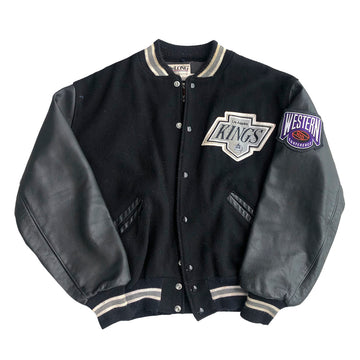 Rare Vintage Los Angeles Kings Wool/Leather Jacket L