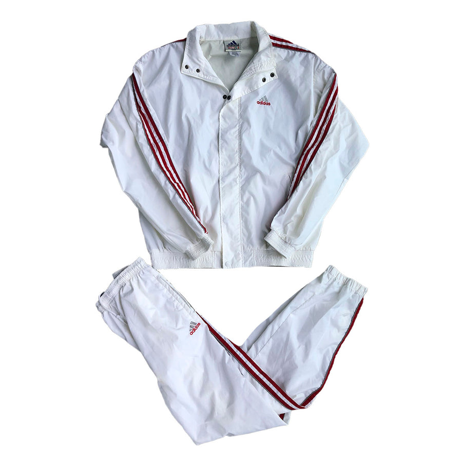 Vintage Full Set Adidas Windbreaker Jacket & Trackpants M/L