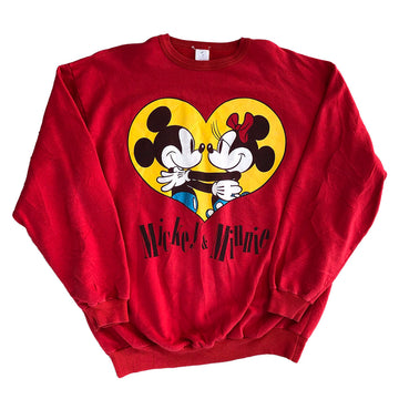 Vintage Mickey & Minnie Mouse Crewneck Sweater XL