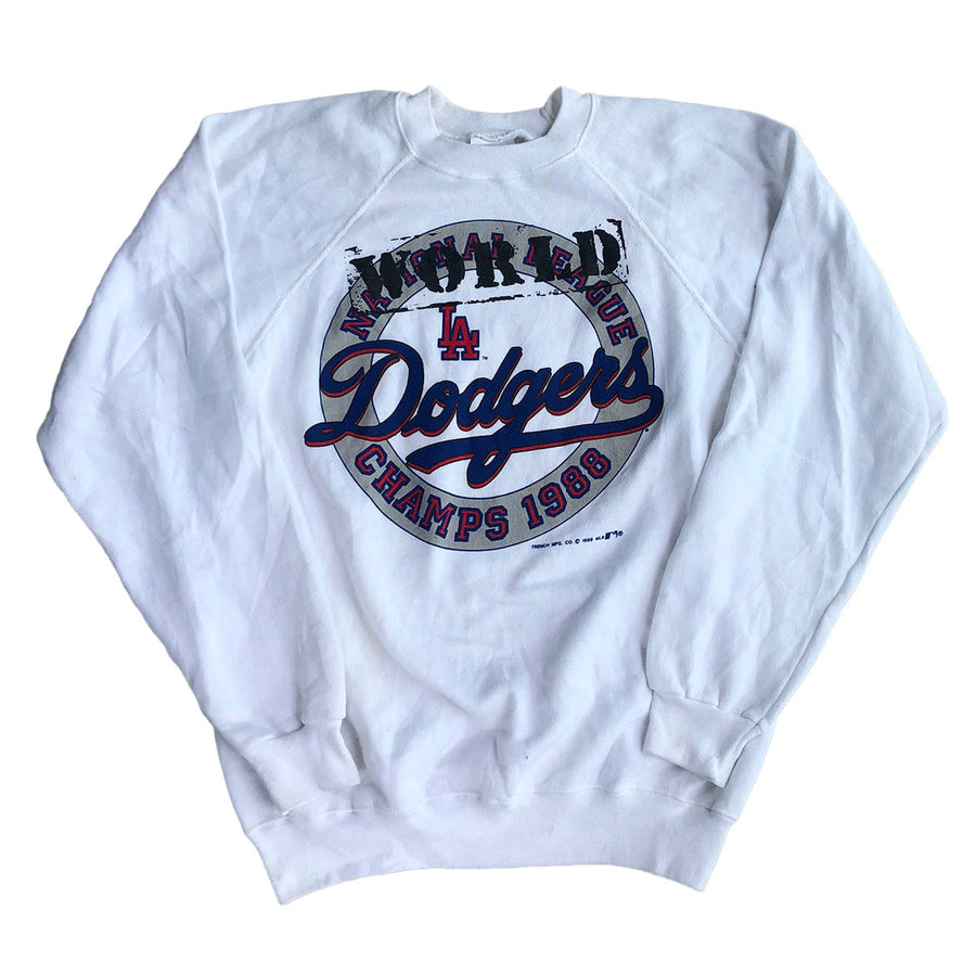 Vintage 1988 Los Angeles Dodgers Crewneck Sweater M/L
