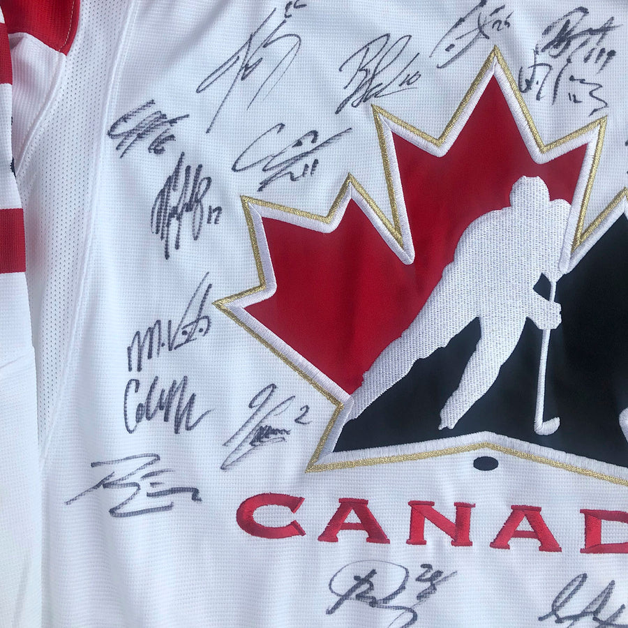 Nike Team Canada Hockey Jersey Autographed L