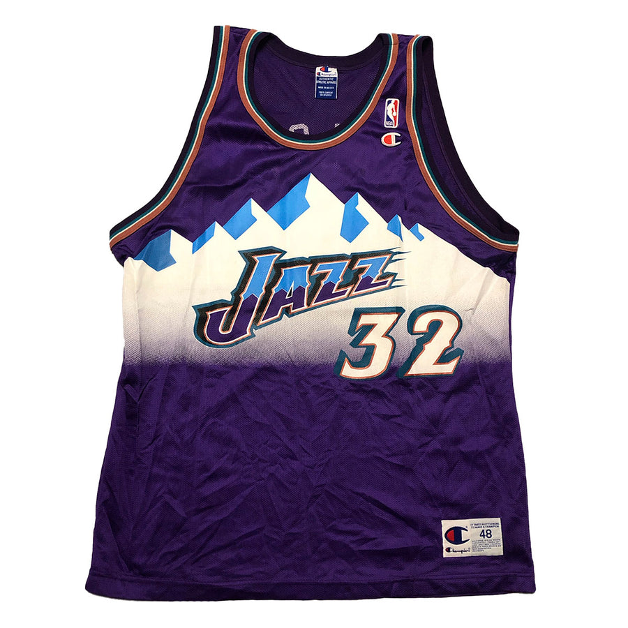 Vintage 1990's Utah Jazz 'Karl Malone' Champion Jersey Sz. XL