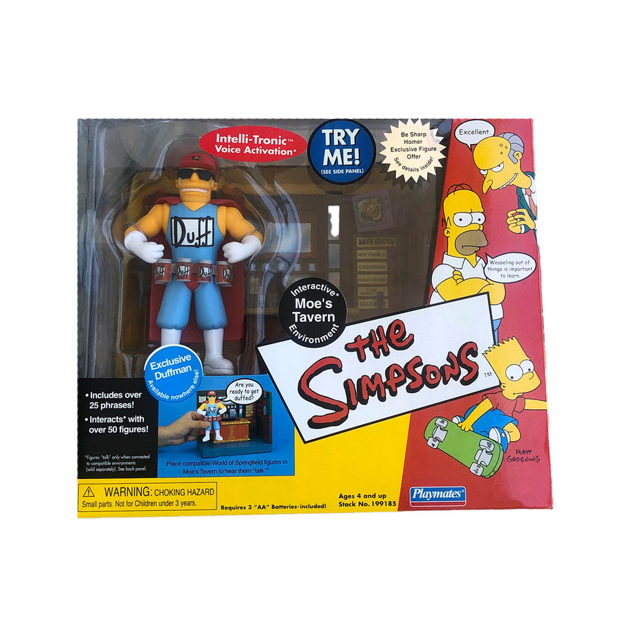 The Simpsons Moe's Tavern RARE Playmates Action Figure