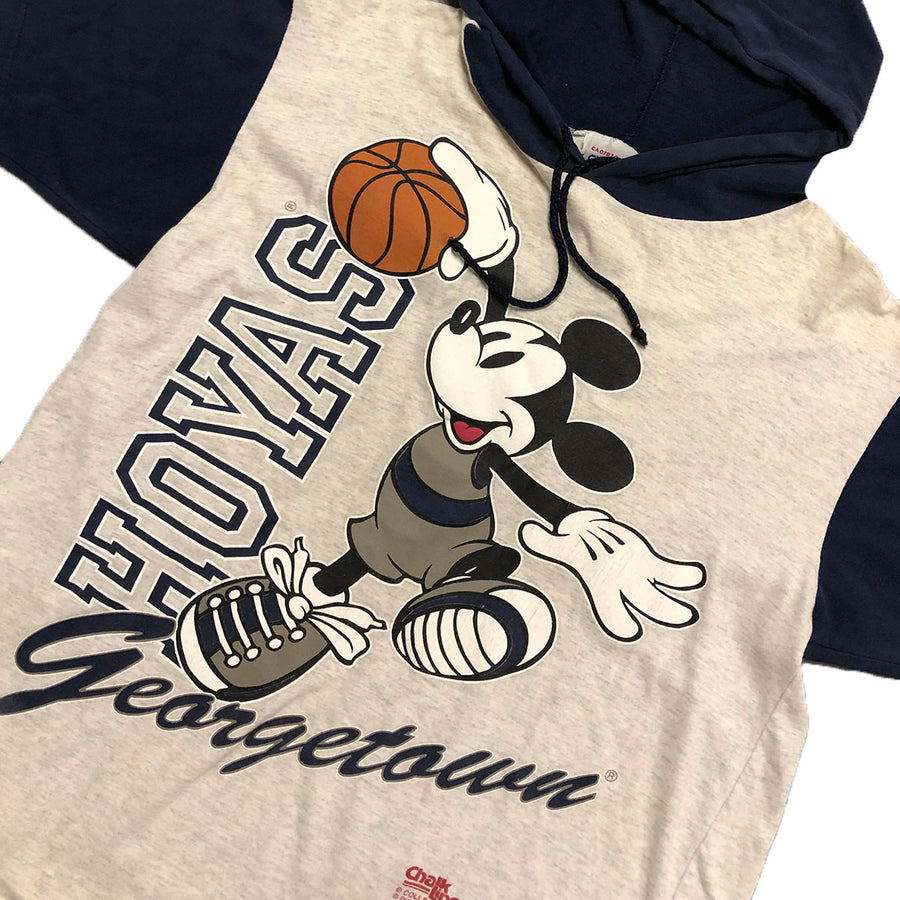 Vintage Disney Mickey Mouse Georgetown Hoyas Pullover Sweatshirt L/XL