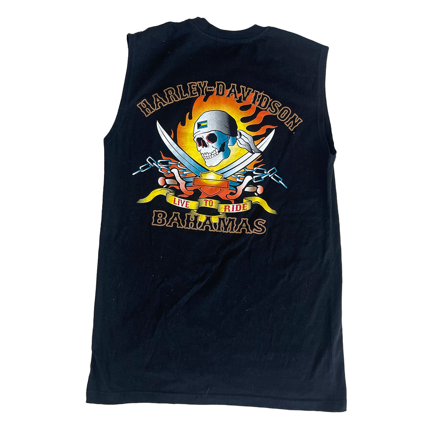Vintage Harley Davidson Bahamas Muscle Shirt L