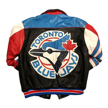 Vintage Jeff Hamilton Toronto Blue Jays Leather Jacket M