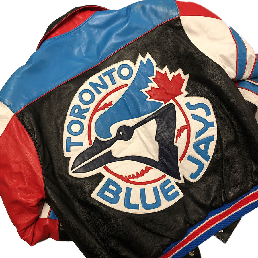 Vintage Jeff Hamilton Toronto Blue Jays Leather Jacket M