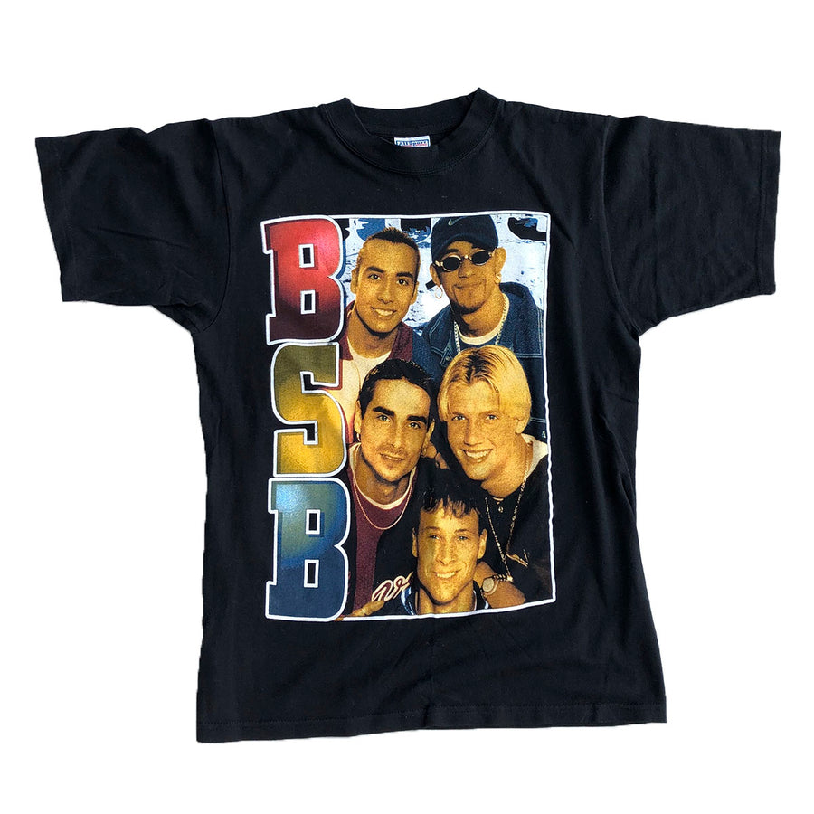 Vintage BSB Backstreet Boys Band Rap Promo Tour Tee S