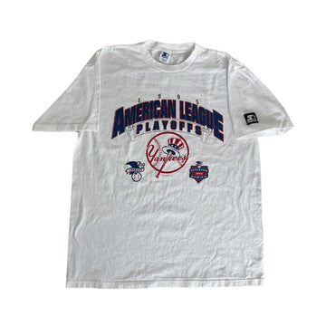 Vintage 1995 Starter New York Yankees Playoffs Tee L
