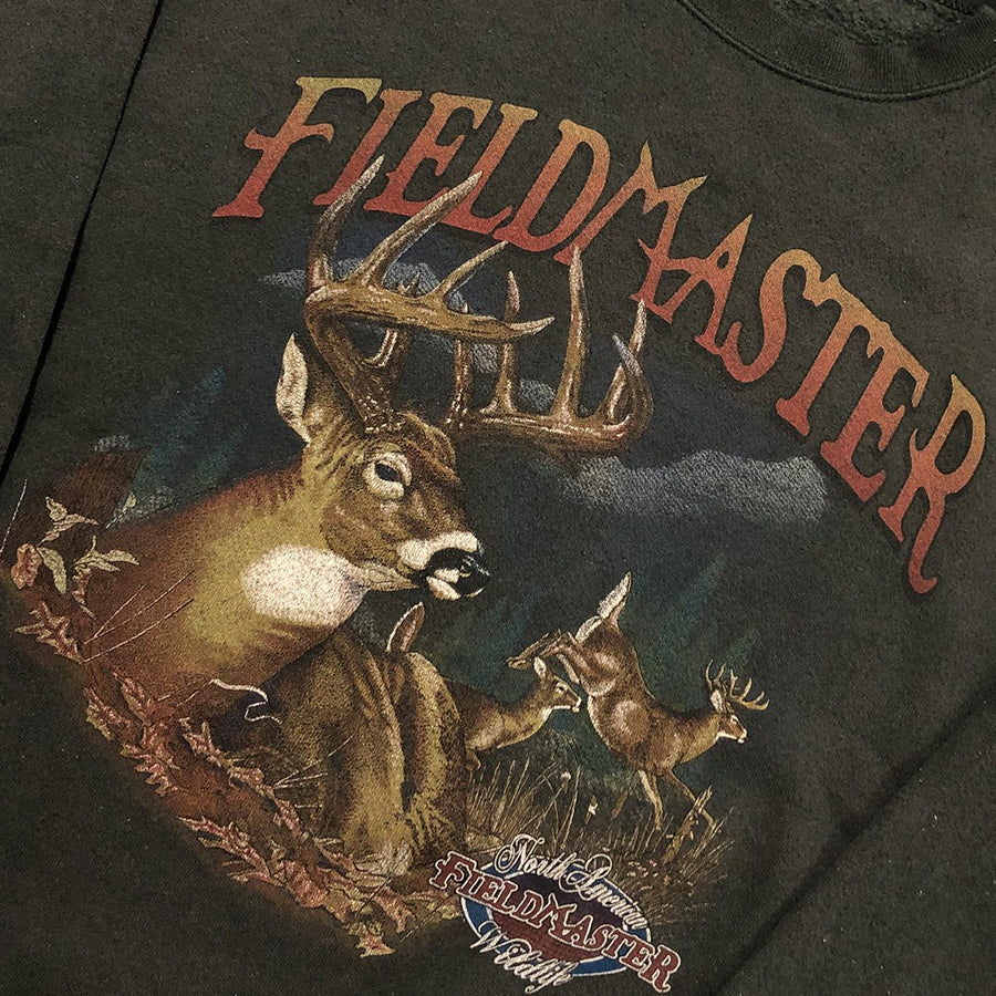 Vintage Deer Fieldmaster Crewneck Sweater L