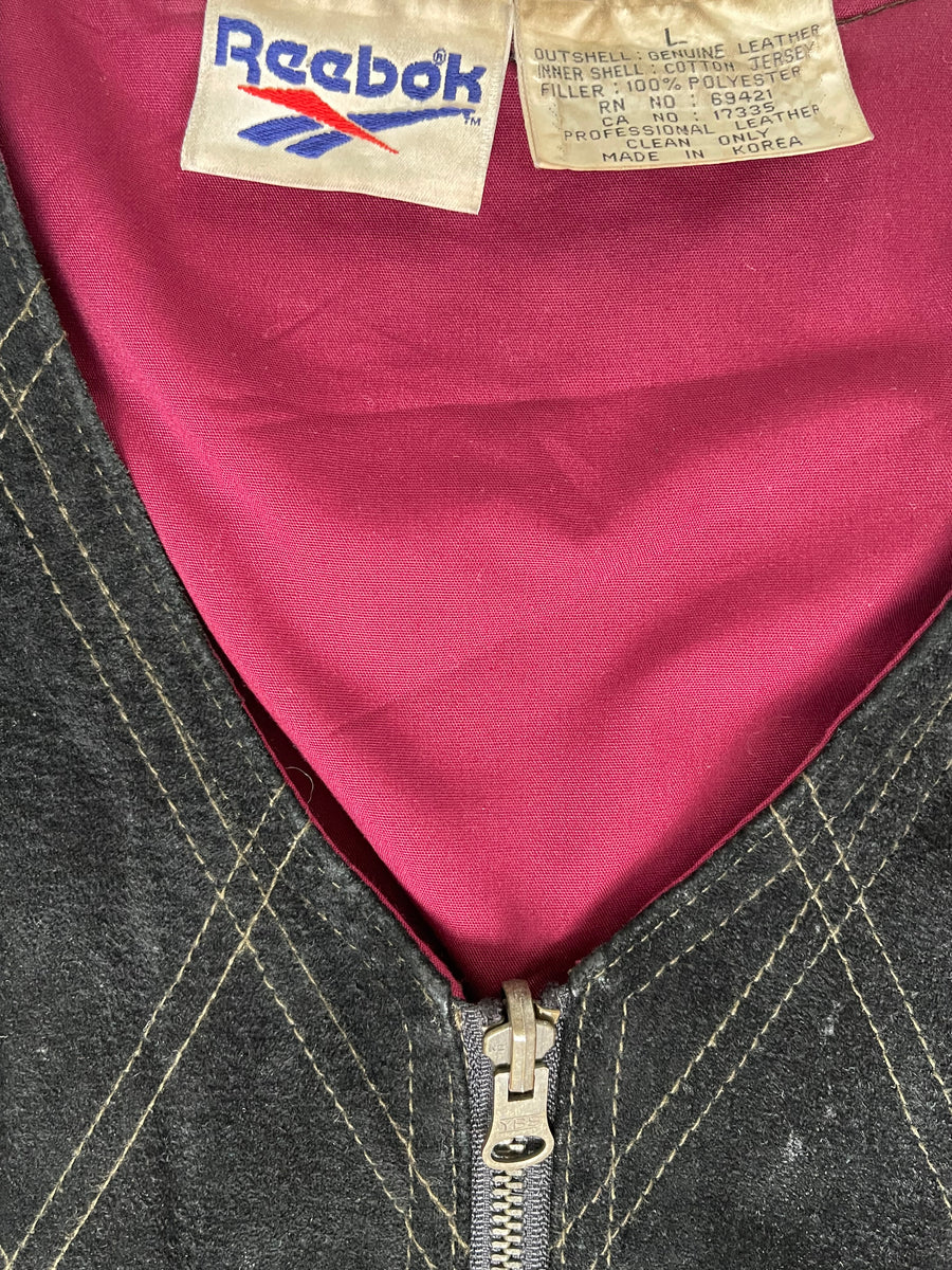Vintage Reebok Quilted Shaq Vest L