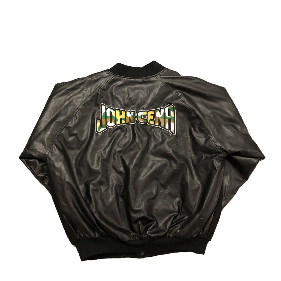 WWE Early 2000s John Cena Genuine Leather Jacket L/XL