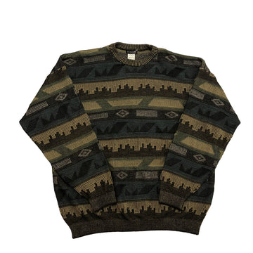 Vintage Tosani Coogi Style Crewneck Sweater XXL/XXXL