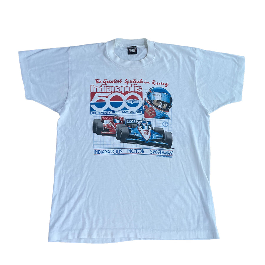 Vintage 1987 Indianapolis 500 Racing Tee L/XL