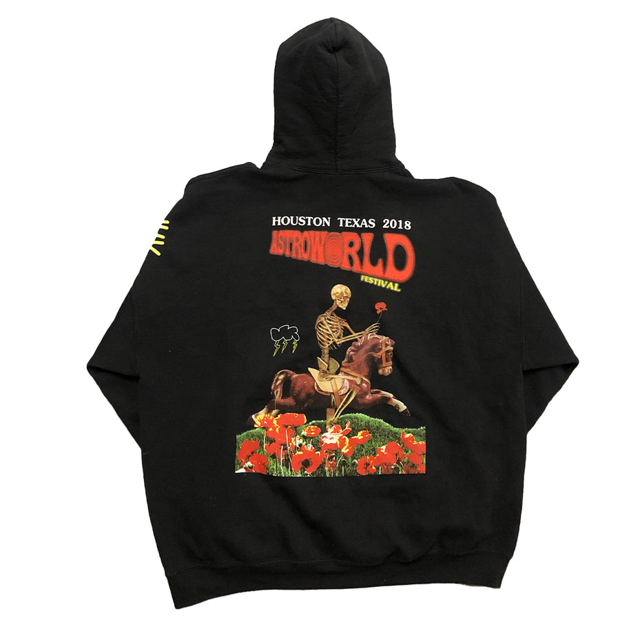 Travis Scott Astroworld Festival Houston TX Pullover Hoodie XXL