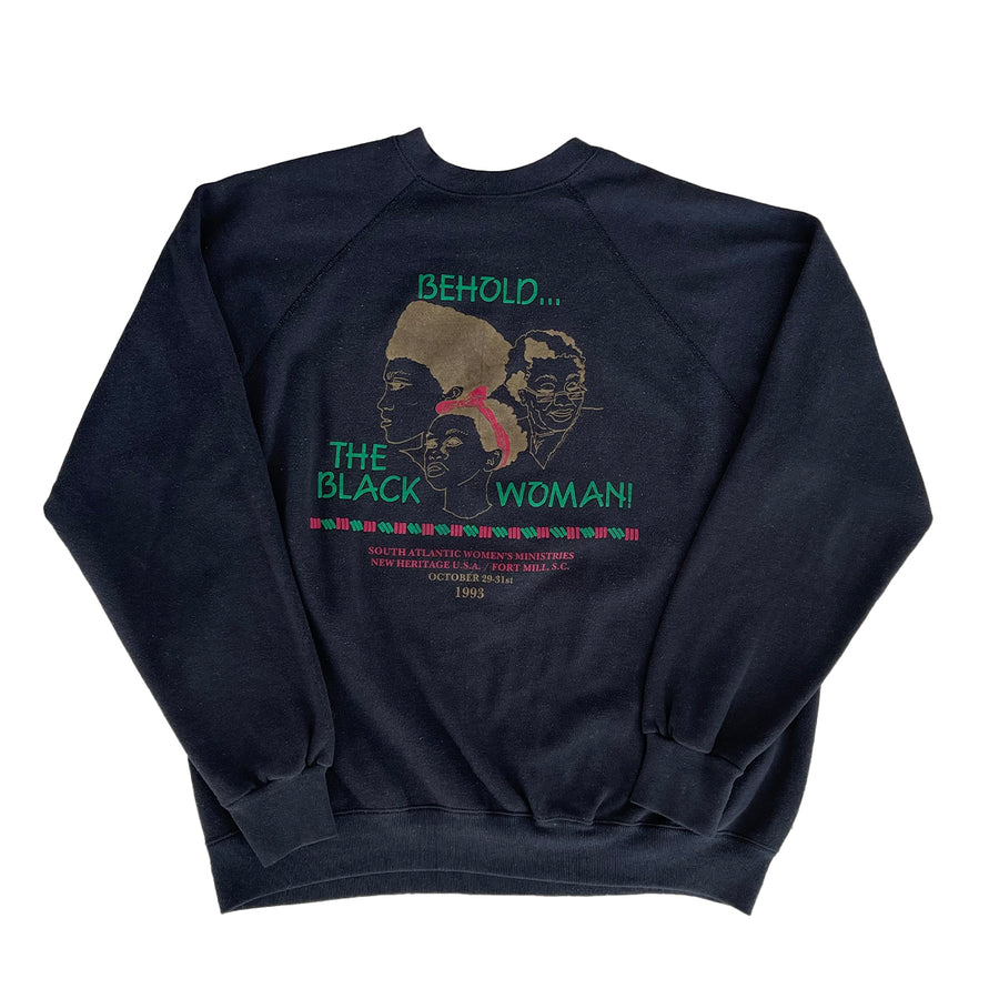 Vintage 1993 Behold The Black Woman! Sweater L