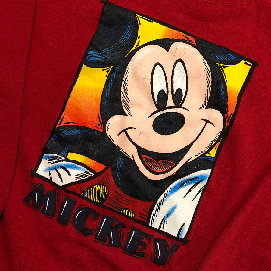 Vintage Mickey Mouse Crewneck Sweater M
