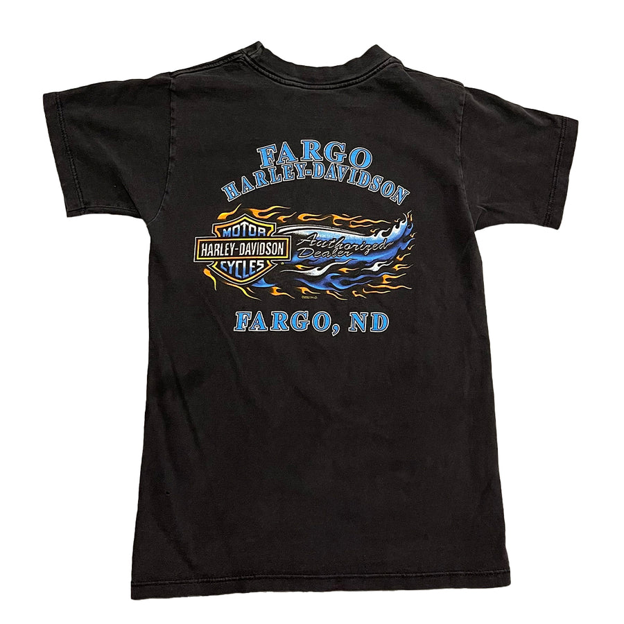Vintage 2001 Harley Davidson Sturgis Black Hills Rally Fargo Tee S