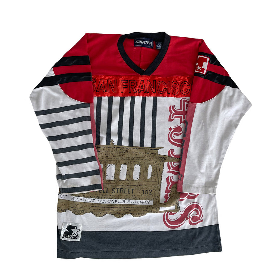 Vintage Starter San Francisco 49ers Long Sleeve Sweater L