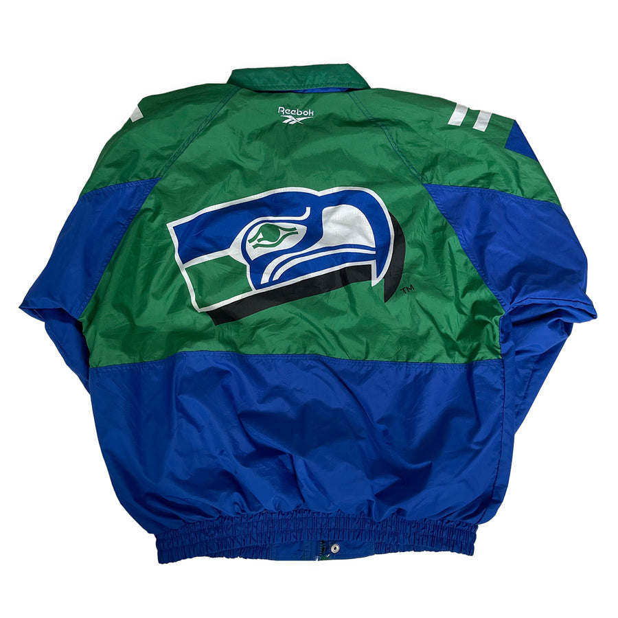 Vintage Reebok Seattle Seahawks Windbreaker Jacket XL