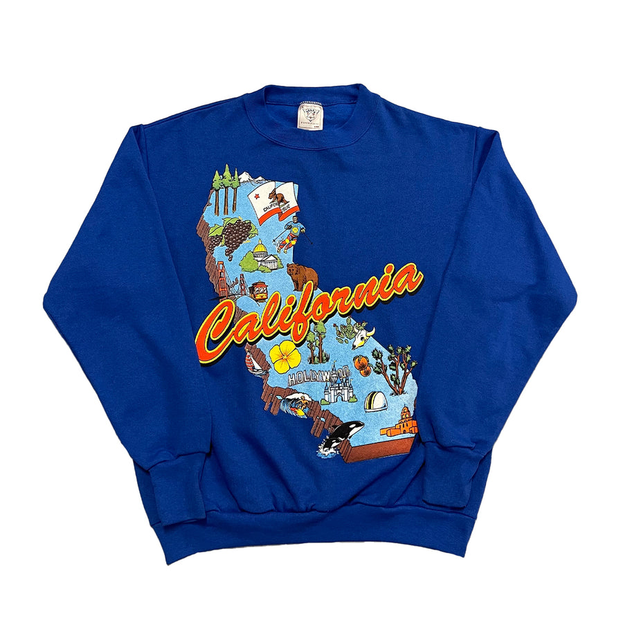 Vintage 90s California Hollywood Crewneck Sweater L