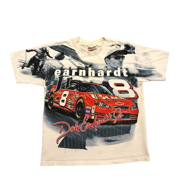 Vintage Dale Earnhardt All Over Print Racing Tee M