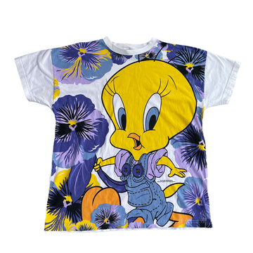 Vintage Tweety Bird Looney Tunes Tee L