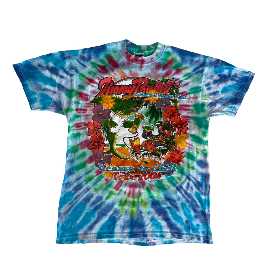 Vintage 2004 Jimmy Buffet Tie Dye Tee L