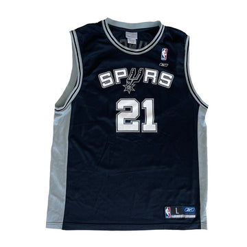 Reebok Tim Duncan San Antonio Spurs Jersey L