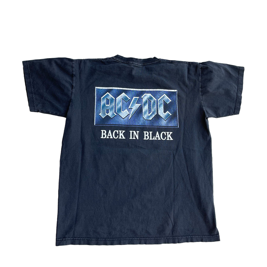 Vintage ACDC Back in Black Tee L