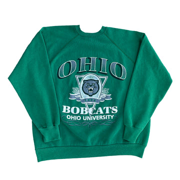 Vintage Ohio Bobcats University Crewneck Sweater L/XL
