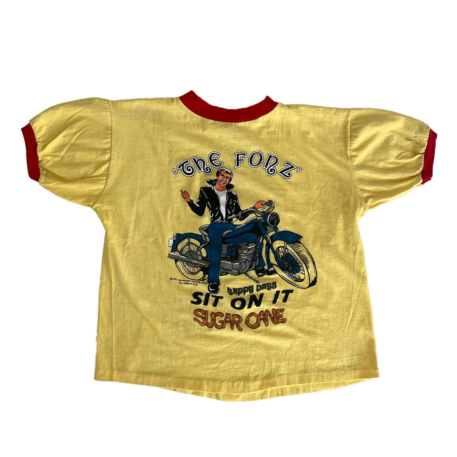 Vintage 1976 The Fonz Sit On It Sugar Cane Tee S