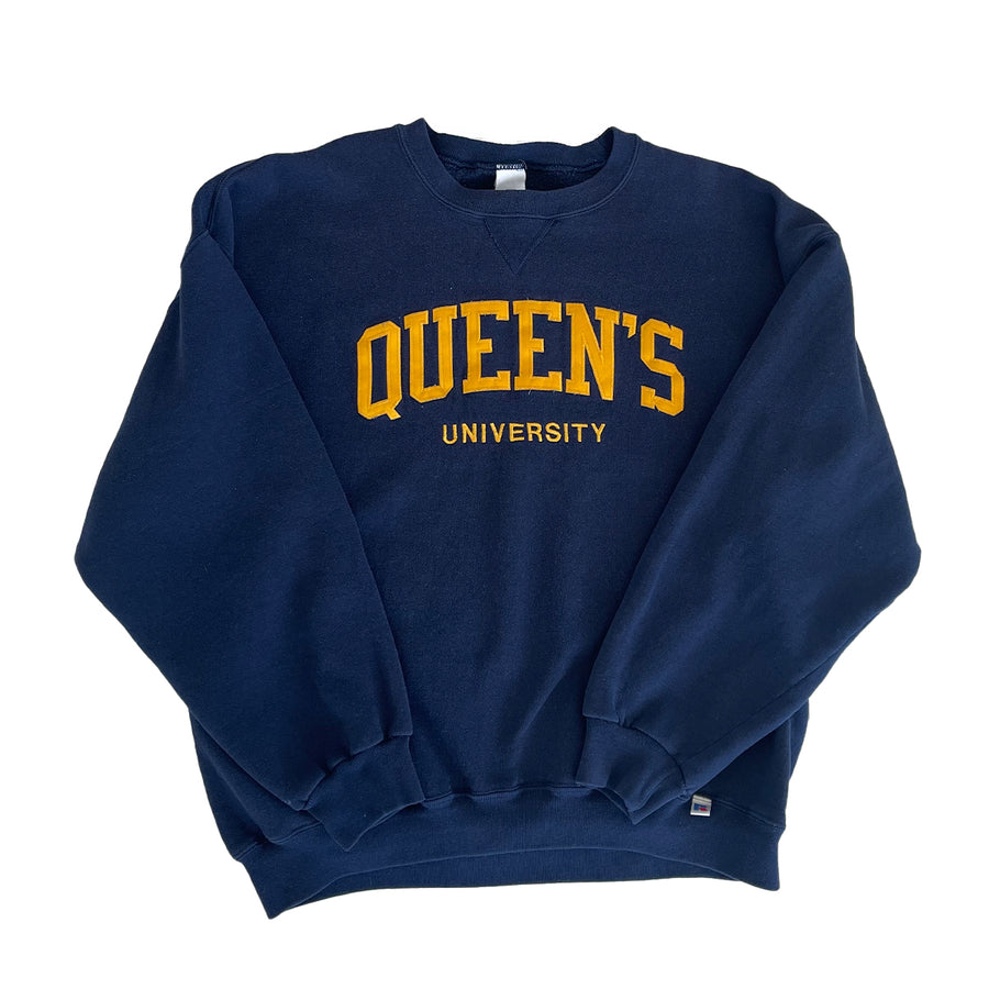 Vintage Russell Queens University Crewneck Sweater XL