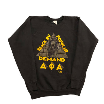 Vintage 1987 Black By Popular Demand Crewneck Sweater L