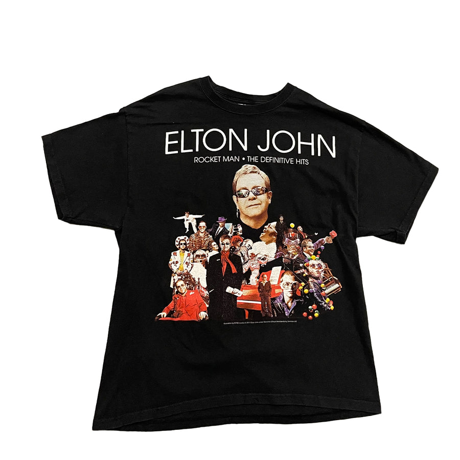 2011 Elton John Rocket Man The Hits World Tour Tee L