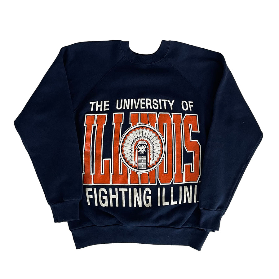 Vintage Illinois Crewneck Sweater XL