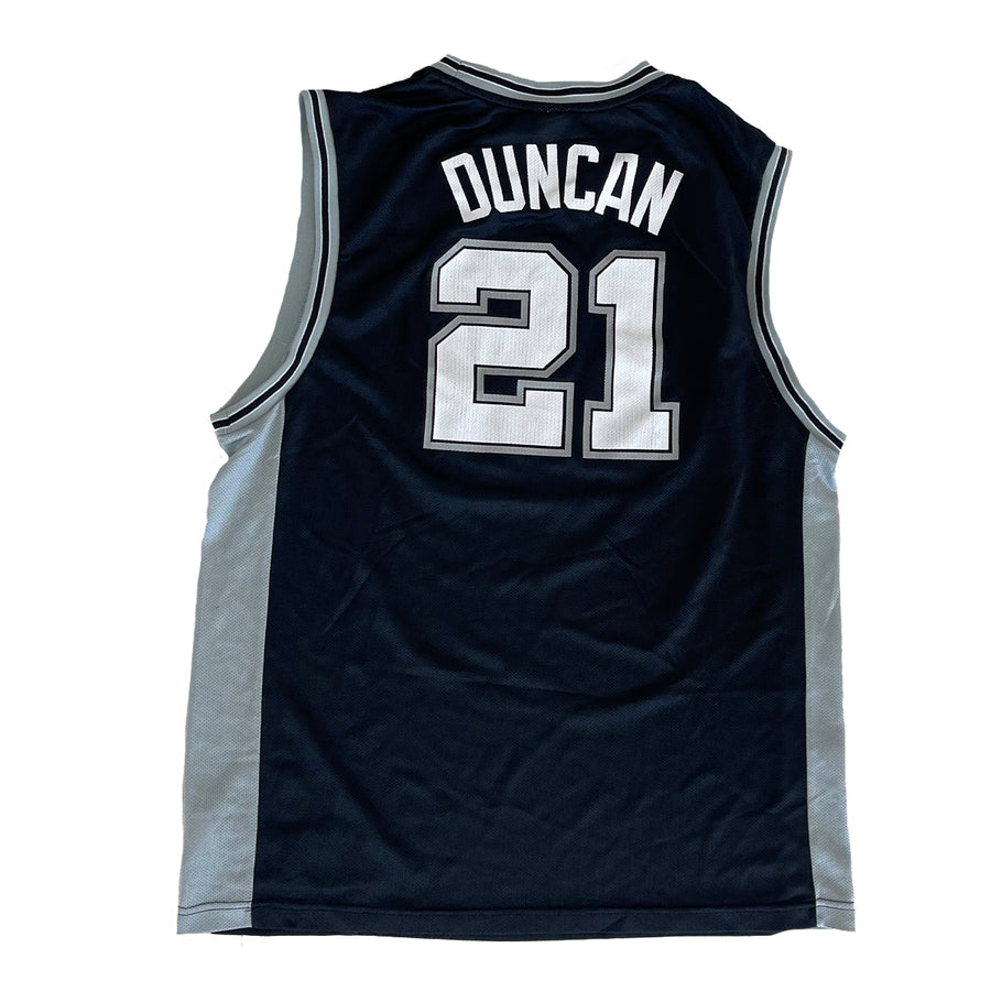 Reebok Tim Duncan San Antonio Spurs Jersey L