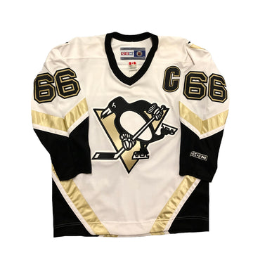 Vintage CCM Pittsburgh Penguins Mario Lemieux #66 Jersey L