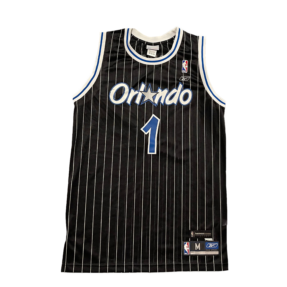 Reebok Orlando Magic Tracy McGrady #1 Pinstripe Jersey M – Getem Vintage