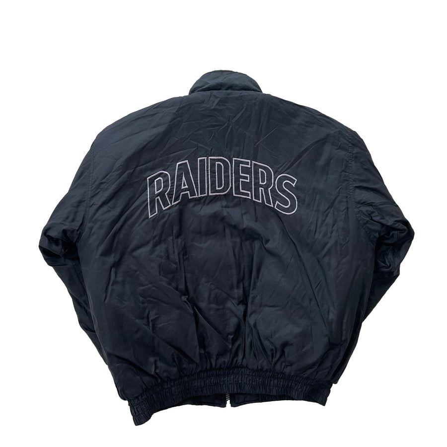 Vintage Oakland Raiders Reversible Puffer Jacket XL
