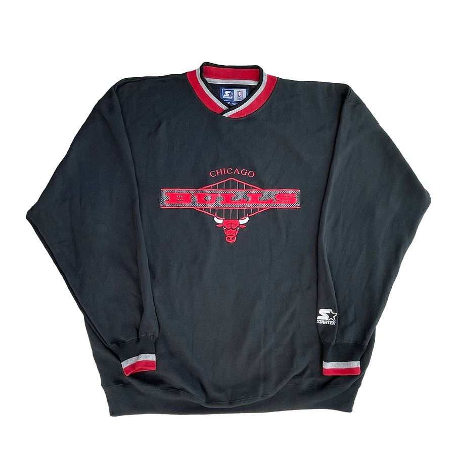 Vintage Starter Chicago Bulls Crewneck Sweater L
