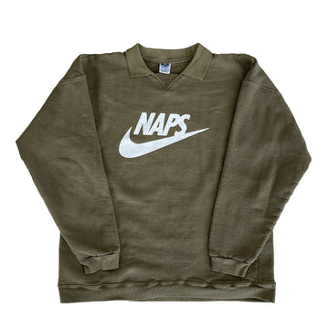 Vintage 90s Naps Nike Swoosh Sweater M