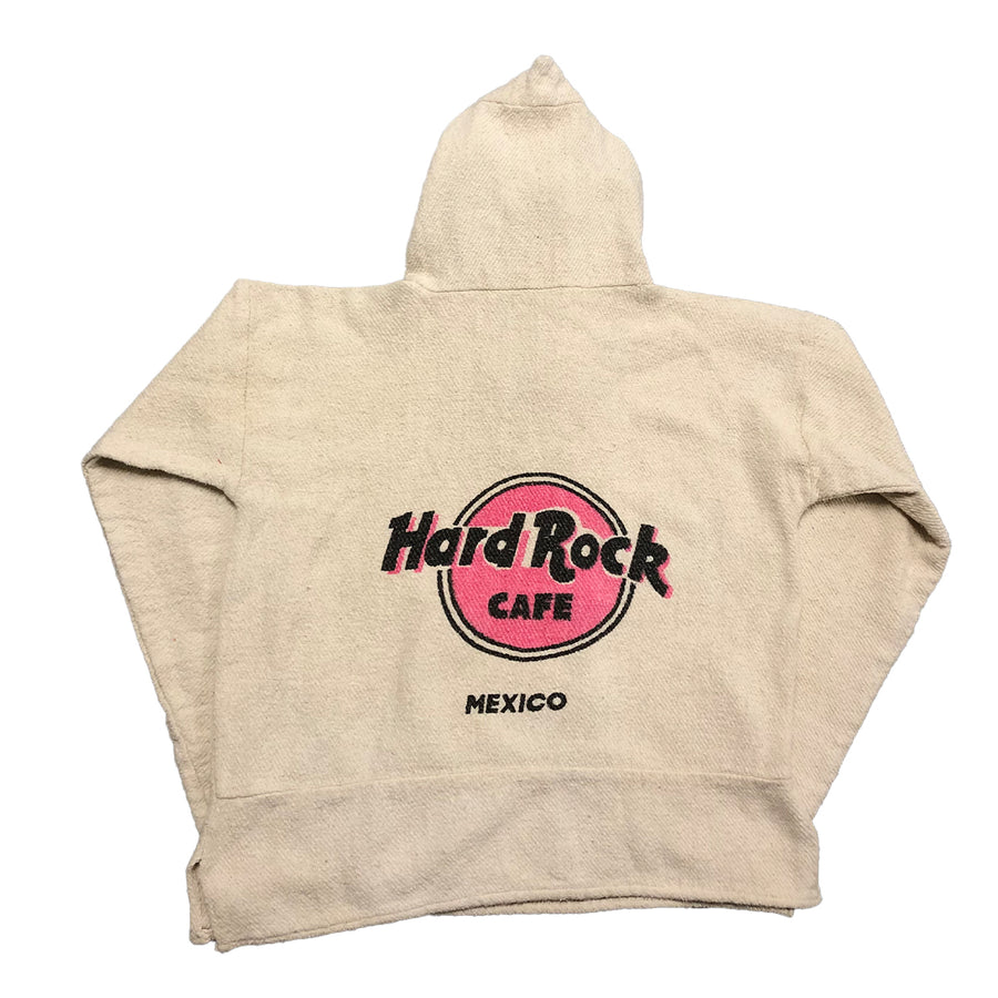 Vintage Hard Rock Cafe Mexico Poncho Pullover Hoodie M