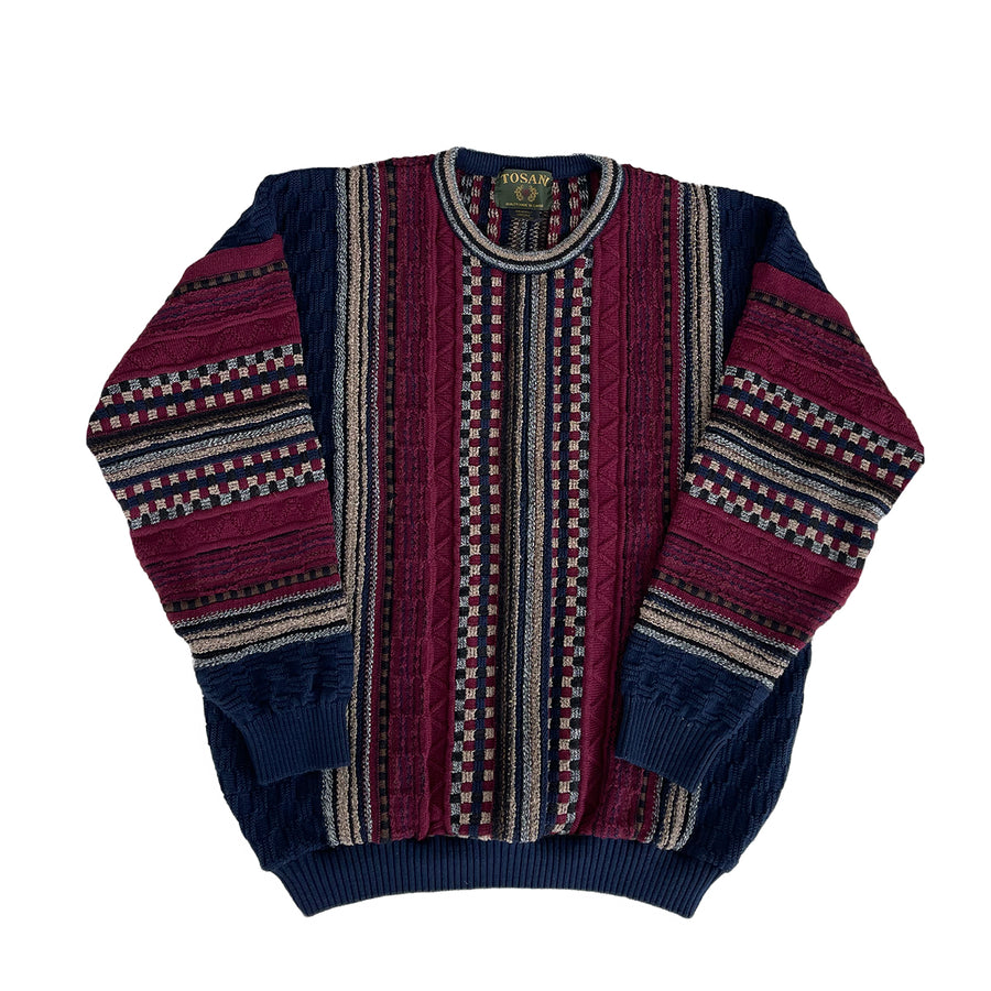 Vintage Tosani Coogi Style Sweater L