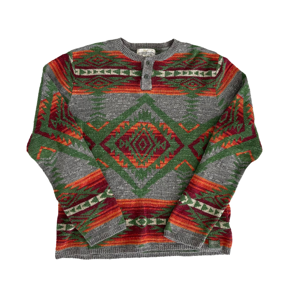 Denim & Supply Ralph Lauren Aztec Long Sleeve L