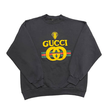 Vintage Bootleg Gucci Crewneck Sweater L
