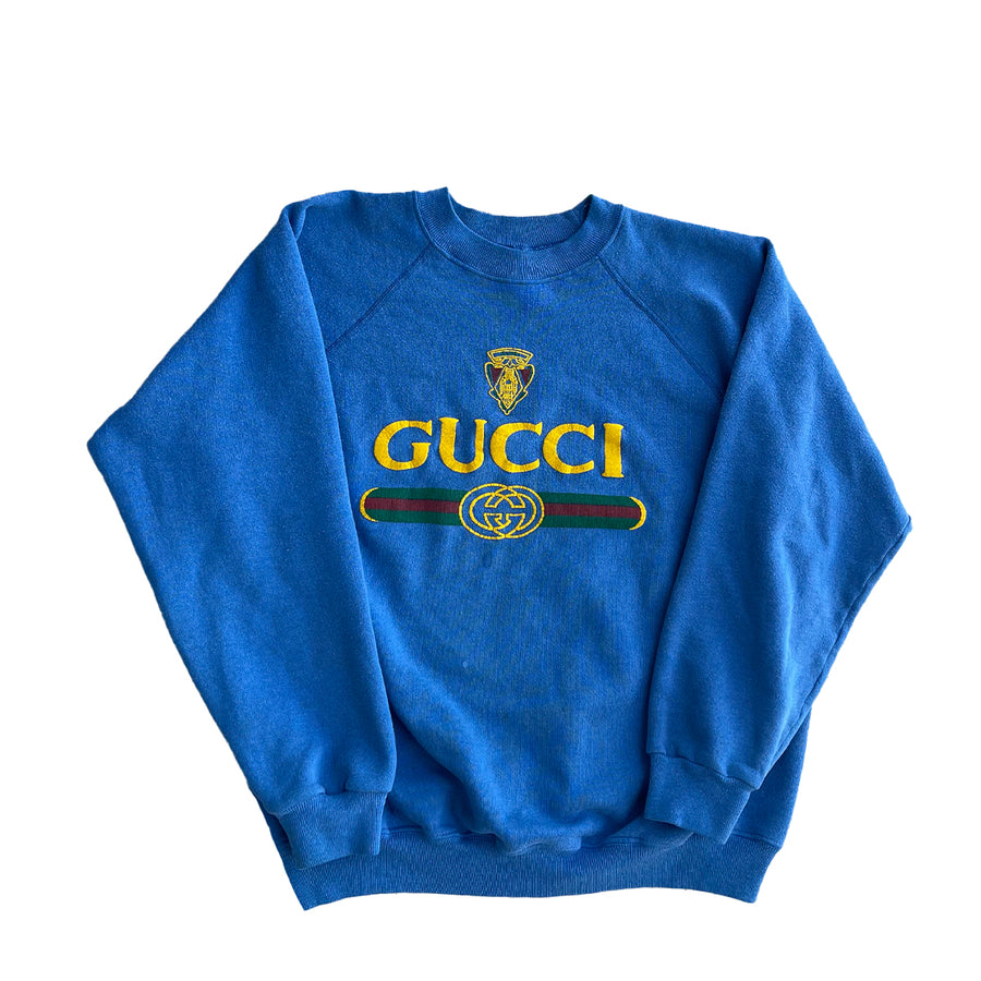Vintage Bootleg Gucci Crewneck Sweater M/L